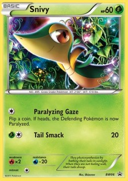 Snivy BW Black Star Promos #06/101