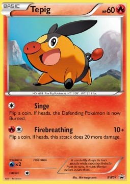 Tepig BW Black Star Promos #07/101