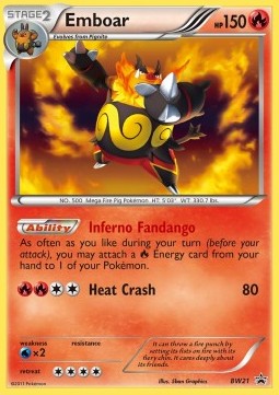 Emboar - BW Black Star Promos #21/101