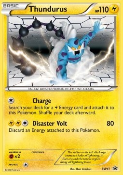 Thundurus - BW Black Star Promos #41/101