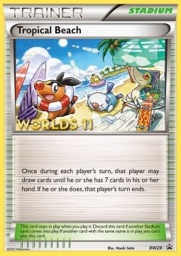 Tropical Beach BW Black Star Promos #28/101