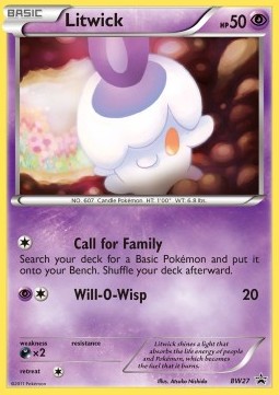 Litwick - BW Black Star Promos #27/101