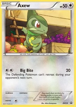 Axew BW Black Star Promos #26/101