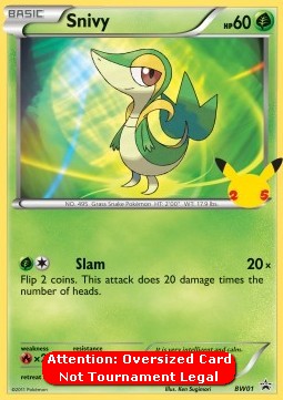 Snivy BW Black Star Promos #2/101