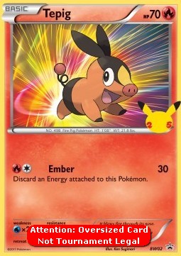 Tepig BW Black Star Promos #2/101