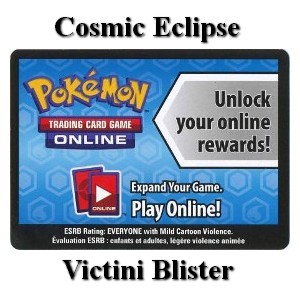 Online Code Card (Victini Blister) Cosmic Eclipse #