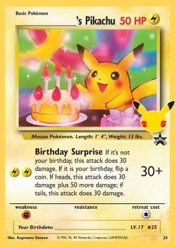 _____'s Pikachu Celebrations #