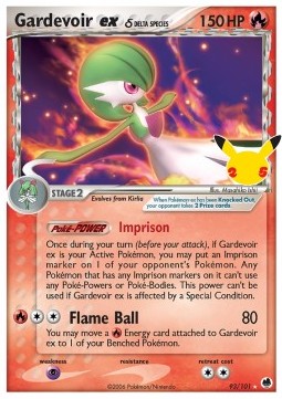 Gardevoir ex δ Delta Species Celebrations #