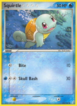 Squirtle EX Crystal Guardians #63