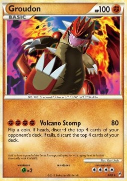 Groudon Call of Legends #6/95