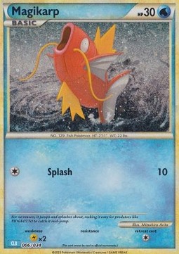 Magikarp Pokémon Trading Card Game Classic: Blastoise &amp; Suicune ex Deck #006