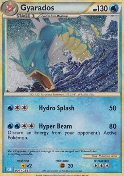 Gyarados Pokémon Trading Card Game Classic: Blastoise &amp; Suicune ex Deck #007