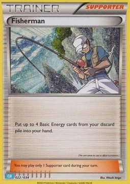 Fisherman Pokémon Trading Card Game Classic: Blastoise &amp; Suicune ex Deck #022