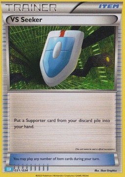 VS Seeker Pokémon Trading Card Game Classic: Blastoise &amp; Suicune ex Deck #031