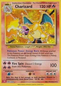 Charizard Pokémon Trading Card Game Classic: Charizard &amp; Ho-Oh ex Deck #003
