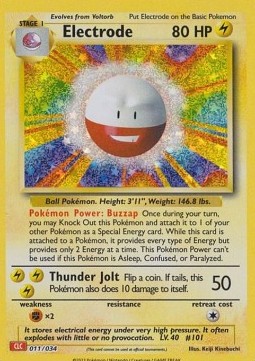 Electrode Pokémon Trading Card Game Classic: Charizard &amp; Ho-Oh ex Deck #011