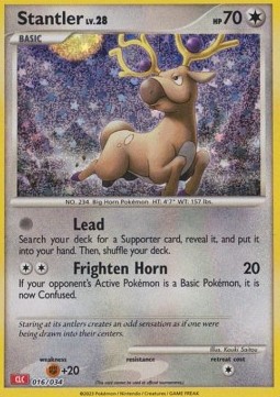 Stantler Lv.28 Pokémon Trading Card Game Classic: Charizard &amp; Ho-Oh ex Deck #016
