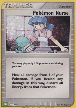 Pokémon Nurse Pokémon Trading Card Game Classic: Venusaur &amp; Lugia ex Deck #023