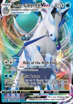 Ice Rider Calyrex VMAX Chilling Reign #1/198