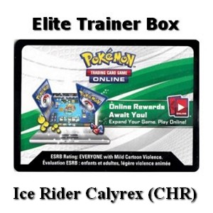 Online Code Card (Ice Rider Calyrex Elite Trainer Box) Chilling Reign #