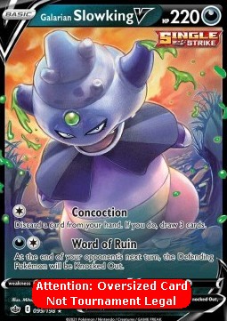 Galarian Slowking V Chilling Reign #099/198
