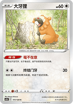 Bidoof - Brave Stars - Brave #111