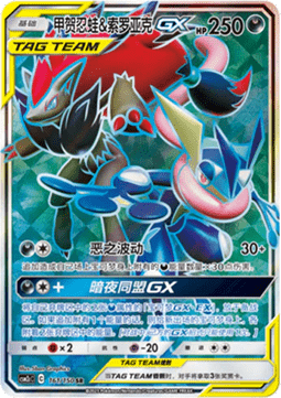 Greninja & Zoroark GX - Shining Synergy - Summon #161