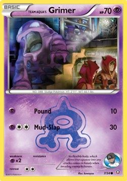 Team Aqua's Grimer Double Crisis #7/34