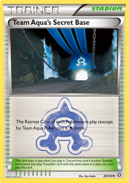 Team Aqua's Secret Base Double Crisis #28/34