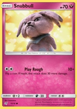Snubbull - Detective Pikachu #15/18