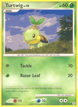 Turtwig Lv.10 Diamond &amp; Pearl #103