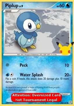 Piplup Lv.9 Diamond &amp; Pearl #93