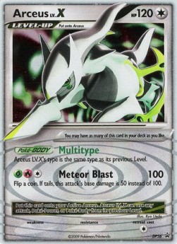 Arceus LV.X DP Black Star Promos #56/56