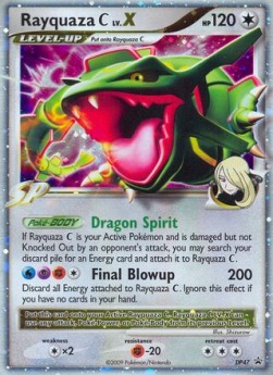Rayquaza LV.X DP Black Star Promos #47/56