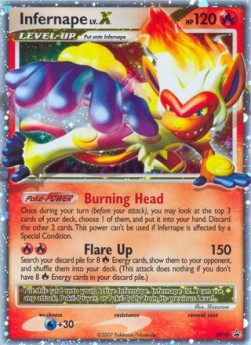 Infernape LV.X DP Black Star Promos #10/56