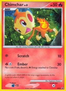 Chimchar Lv.8 DP Black Star Promos #02/56