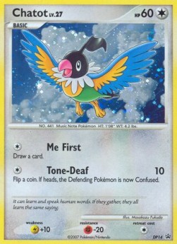 Chatot Lv.27 DP Black Star Promos #14/56