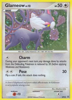 Glameow Lv.12 DP Black Star Promos #23/56
