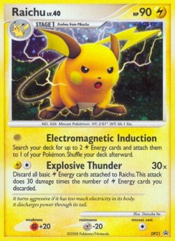 Raichu Lv.40 DP Black Star Promos #21/56