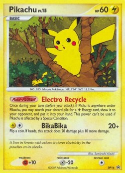 Pikachu Lv.15 DP Black Star Promos #16/56