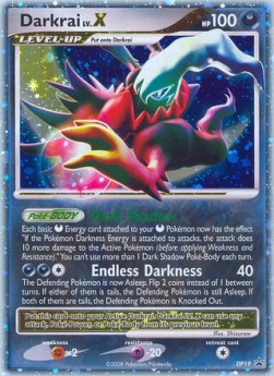 Darkrai LV.X DP Black Star Promos #19/56