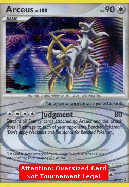 Arceus Lv.100 DP Black Star Promos #50/56