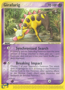 Girafarig EX Dragon #16