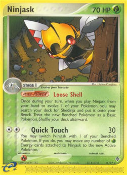 Ninjask EX Dragon #18
