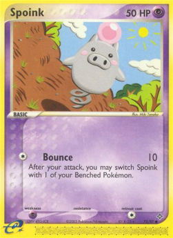Spoink EX Dragon #73