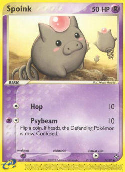 Spoink EX Dragon #74