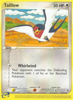 Taillow EX Dragon #76