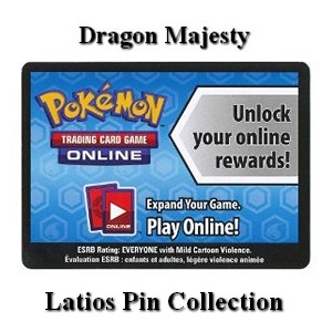 Online Code Card (Dragon Majesty: Latios Pin Collection) Dragon Majesty #