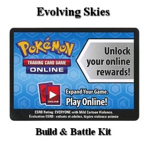 Online Code Card (Build & Battle Box) Evolving Skies #