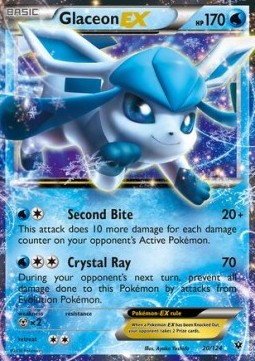 Glaceon EX - Fates Collide #20/124